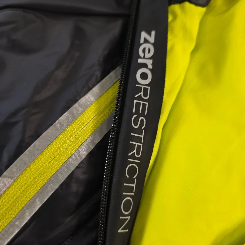 Zero Restriction Tour Series Mens Golf Puffer Vest Black Neon L BE101001FA